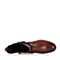 Bata/拔佳冬季专柜同款棕打蜡牛皮女靴AM560DZ5
