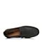 BATA/拔佳夏季专柜同款兰黑舒适套脚牛皮乐福男鞋(软)A8K02BM5