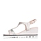 BATA/拔佳夏季专柜同款米/银色牛皮革/羊皮革女皮凉鞋65401BL6