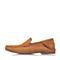 Bata/拔佳夏季专柜同款棕色时尚休闲简约套脚牛皮男乐福鞋A39-1BM6