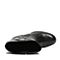 Bata/拔佳冬季专柜同款黑色时尚雕花牛皮女长靴(软)AT380DG6