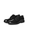 Bata/拔佳冬季专柜同款黑色商务正装牛皮男单鞋351-9DM6