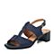 BATA/拔佳夏季专柜同款深兰色时尚编织粗跟女凉鞋AI803BL6