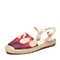 BATA/拔佳夏季专柜同款羊绒皮平跟女凉鞋AS702BL6