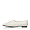 BATA/拔佳春季专柜同款白色绵羊皮女休闲鞋(软)AN420AM6