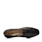 BATA/拔佳春季专柜同款黑色绵羊皮女休闲鞋(软)AN420AM6