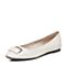 BATA/拔佳春季专柜同款白色绵羊皮女休闲鞋(软)AN401AQ6
