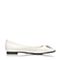 BATA/拔佳春季专柜同款白色绵羊皮女休闲鞋(软)AN401AQ6