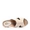Bata/拔佳夏季专柜同款白色小牛皮女泳池拖鞋AL103BT6