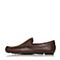 BATA/拔佳春季专柜同款灰色绵羊皮平跟男休闲鞋(软)A8S13AM6
