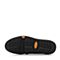 BATA/拔佳春季专柜同款黑色系带平跟牛皮男单鞋(软)D160-AM6