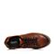 BATA/拔佳春季专柜同款红棕系带平跟小牛皮男单鞋(软)82P10AM6