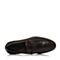 BATA/拔佳春季专柜同款啡色套脚平跟牛皮男单鞋82V01AM6