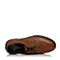 Bata/拔佳秋季专柜同款棕色休闲平跟牛皮男单鞋A3P20CM6