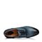 Bata/拔佳专柜同款天蓝色简约休闲牛皮女单鞋AU824CM6
