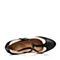 Bata/拔佳专柜同款时尚雕花拼接胎牛皮玛丽珍女单鞋AQ505CQ6