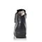Bata/拔佳冬季专柜同款黑色毛里圆头平跟牛皮女休闲短靴AV542DD6