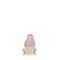 Bata/拔佳春季专柜同款浅粉色圆头粗跟套脚牛皮浅口女单鞋AX801AQ7