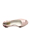 Bata/拔佳春季专柜同款浅粉色水墨画OL通勤粗跟鱼嘴女凉鞋AQ719AU7
