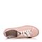 Bata/拔佳夏季专柜同款粉色舒适休闲圆头平跟羊皮女单鞋AV220BM7
