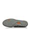 Bata/拔佳夏季专柜同款灰色圆头平跟镂空舒适休闲羊皮女单鞋AXF29BM7
