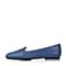 Bata/拔佳夏季专柜同款兰色舒适山羊皮女单鞋(软)AAC01BQ7