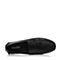 Bata/拔佳夏季专柜同款黑色时尚休闲套脚牛皮乐福鞋男单鞋A8S18BM7