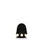 Bata/拔佳秋专柜同款黑色珍珠方头粗跟羊绒皮女单鞋446-1CM7