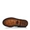 Bata/拔佳冬专柜同款酒红圆头方跟牛皮切尔西靴女短靴ABO41DD7