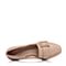 Bata/拔佳春季专柜同款粉色方头粗跟皮带扣羊皮浅口女单鞋AJ521AM7