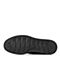 Bata/拔佳冬专柜同款黑色圆头平跟系带牛皮男休闲短靴132-2DD7