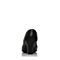Bata/拔佳2018春专柜同款黑色圆头粗跟系带牛皮女单鞋AQ527AM8