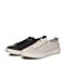 Bata/拔佳2018春专柜同款白色圆头平跟牛皮休闲板鞋男单鞋88P02AM8
