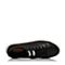 Bata/拔佳2018春专柜同款黑色圆头平跟牛皮休闲板鞋男单鞋88P02AM8