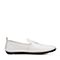Bata/拔佳2018夏新专柜同款白色时尚刺绣英伦风休闲牛皮革乐福鞋男单鞋88U02BM8
