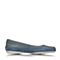 Bata/拔佳2018春专柜同款兰色圆头平跟套脚拼色浅口女单鞋AAW01AQ8