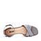 Bata/拔佳2018夏新专柜同款灰色OL通勤秀气粗中跟牛皮革女凉鞋29-23BL8