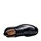 Bata/拔佳2018秋新专柜同款黑色方跟英伦风牛皮革男单鞋82B01CM8