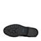 Bata/拔佳2018冬新款专柜同款黑色小牛皮革雕花女马丁靴AFN45DD8