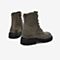 Bata厚底马丁靴女2021冬季商场新款英伦牛皮粗跟短筒靴AKT40DD1