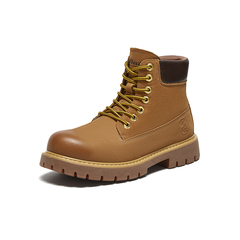 Bata工装靴男2024冬季商场牛皮厚底高帮露营通勤马丁靴16018DD4