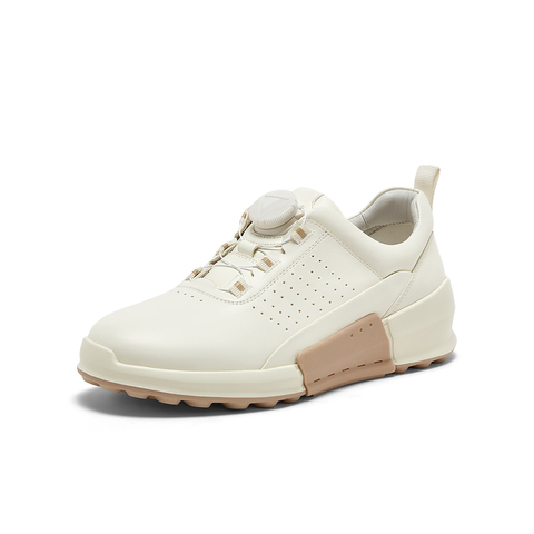 Bata休闲鞋女2025春新款牛皮透气厚底通勤旋转按钮运动鞋UNG01AM5