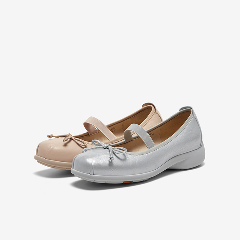 Bata玛丽珍鞋女2025春季商场新款羊皮粗跟娃娃鞋软底单鞋AIG07AQ5