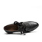 BELLE/百丽 及踝靴秋季英伦学院真皮牛津踝靴黑色3SX22CM1