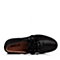 BELLE/百丽夏季专柜同款黑色小牛皮男皮鞋35Q09BM2