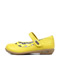 BELLE/百丽童鞋2013春季黄色人造革女小童皮鞋灯鞋91214