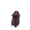 BELLE/百丽秋季专柜同款紫红打蜡小牛皮女皮鞋3N721CM3