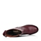 Belle/百丽酒红色牛皮820-3DZ4女中靴（绒里）冬季