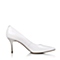 BELLE/百丽春季专柜同款白色漆牛女单鞋3S206AQ4