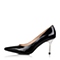 BELLE/百丽春季专柜同款黑色漆牛女单鞋3S206AQ4